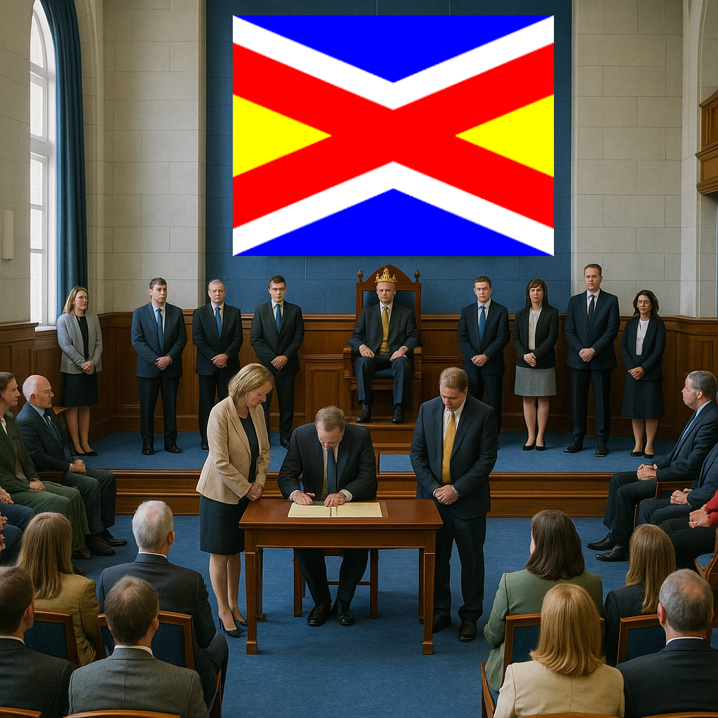 Inauguration of the Crowned Republic